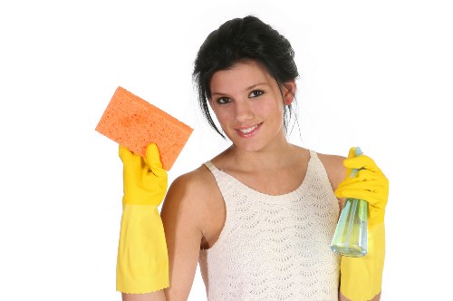 Professional cleaning team maintaining a modern Islington property