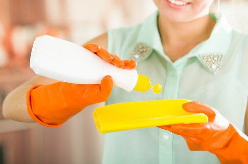 Professional after builders cleaning in an Islington home after renovation