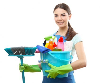 Staff separating recyclable materials in line with Islington borough waste rules