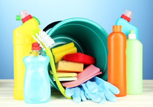 Cleaner preparing a property handover in Islington