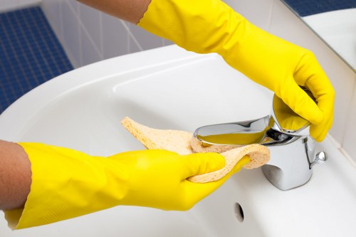 Safe bank transfer and card payment area for Cleaners Islington